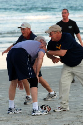 Beach football in Daytona Beach