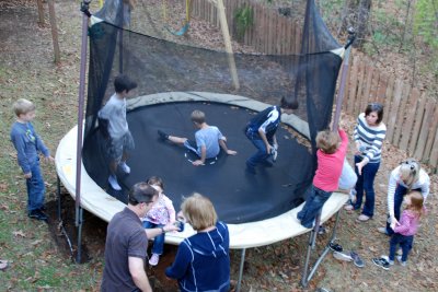 trampoline time