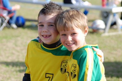 Carter and Brooks...soccer teammates and cousins