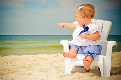 She's definately a Beach babe!