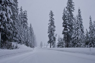Snowy pass
