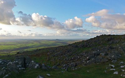 Autumnal Light on the Edge of Cox Tor