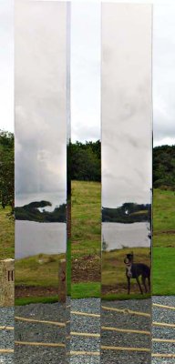 Peggy Reflected in the Jubilee Sundial.jpg