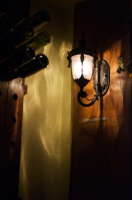 Spooky corner of a Restaurant