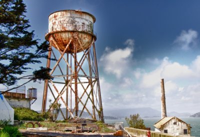 Alcatraz Water tower in Decay