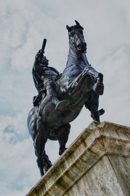 King George III on his horse