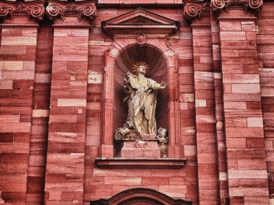 Red Brick Cathedral Heidelberg.