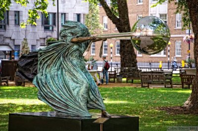Statue in Berkeley Square London