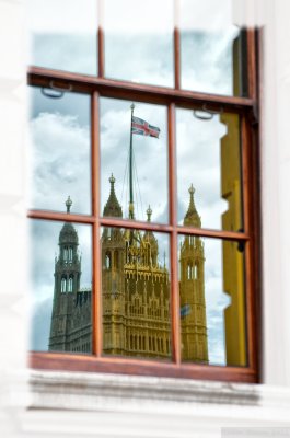 A reflection of Parlament - London