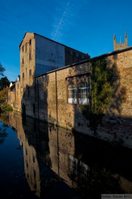 Reflections of the old mill.