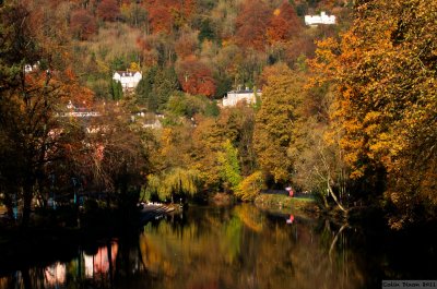 The Derwent river at Matlock