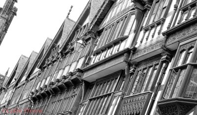 Old Tudor Streets of Chester  UK