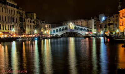 Rialto Bridge at night 2.