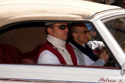 Looking cool in his Alfa 6C.