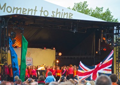Cambridge welcomes the flame.