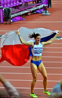 400 metre Bronze Medalist Zuzana Hejnová.