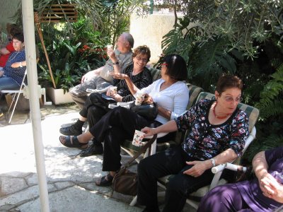 החברים בשיחה ובטריפה