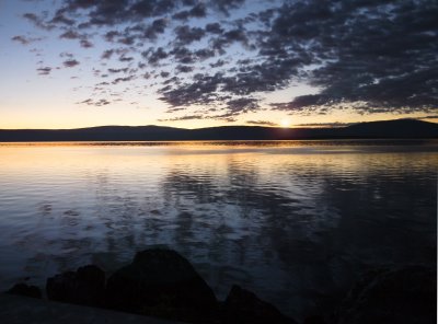 12. Sunrise over Klamath Lake