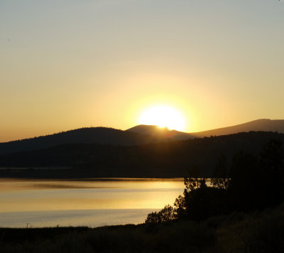 1. Sunset over Agency Lake