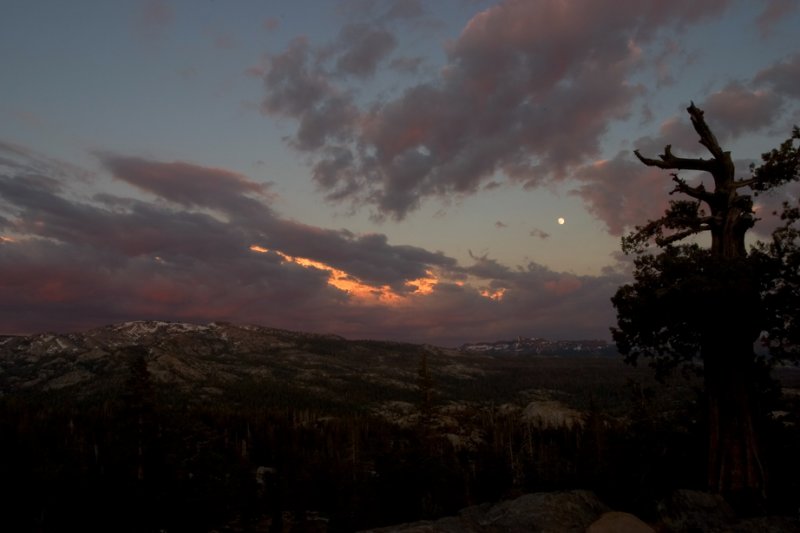 Sunset over Ebbets Pass