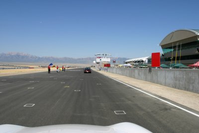 Down the Front Straight