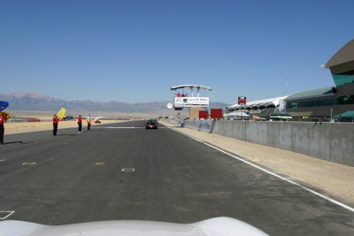 Down the Front Straight