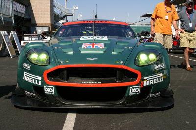 Aston Martin on Pre-Grid