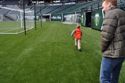 Checking out the Turf