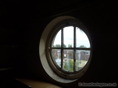 Window in Mr Fox-Roberts Geography Room