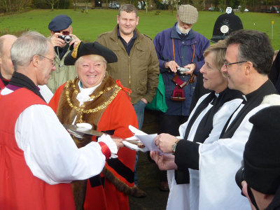 Presentation of the Sockburn Falchion to the Bishop of Durham