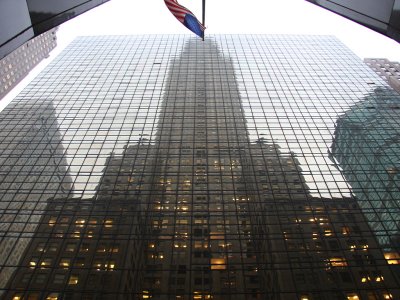 Reflection of the Chrysler Building