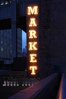 Market Sign from the High Line