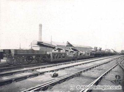 Train Load of Cast Steel Sternframes
