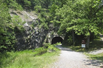 Paw Paw Tunnel - 3118' long canal tunnel