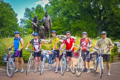 End of ride (and still all friends)