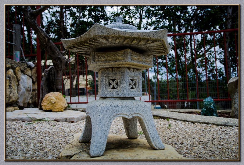 My Japanese stone lamp