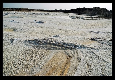 Salt at the Dead Sea