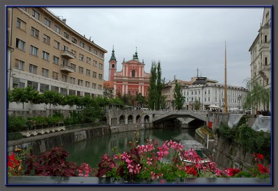 Ljubliana, the capital city of Slovenia