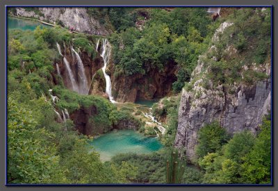 Croatia, the Plitvice falls