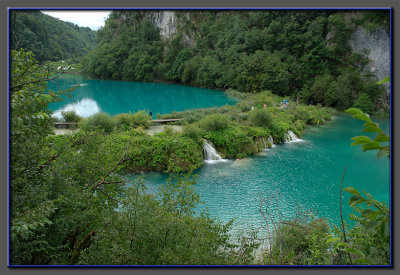 Croatia, the Plitvice falls