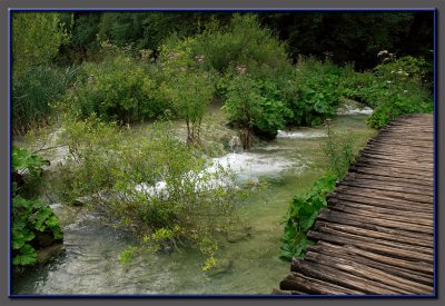 Croatia, the Plitvice falls