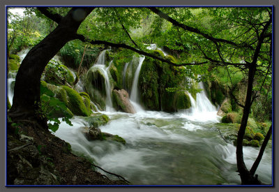 Croatia, the Plitvice falls