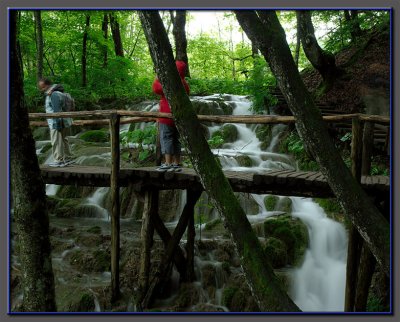 Croatia, the Plitvice falls