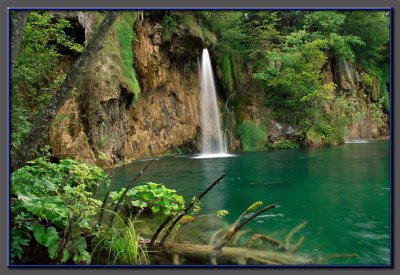 Croatia, the Plitvice falls