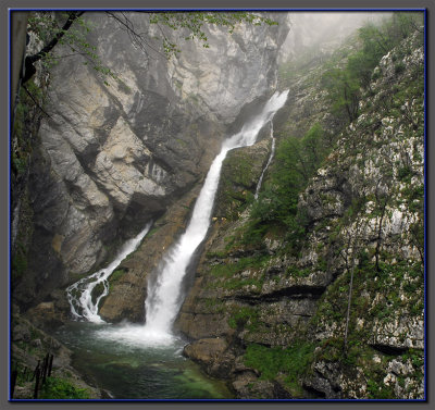 Savice fall, Bohini lake