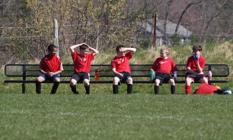 On the bench