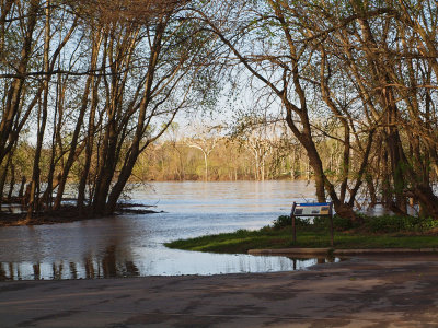 The swollen Potomac