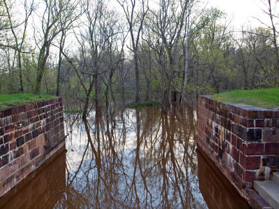 High water at Broad Run Trunk