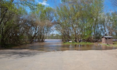 More flooding at the Edwards Ferry parking lot