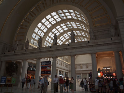 Scene at Union Station in DC on the way to NYC